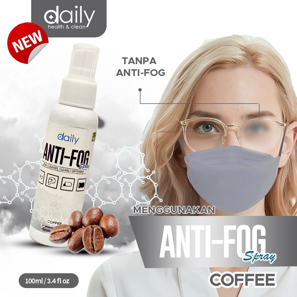 Pembersih Kacamata Daily Anti Fog Spray Anti Embun All Varian