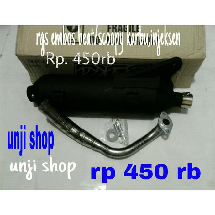 Knalpot Rrgs Embos Beat/Scoopy Fi Terlaris