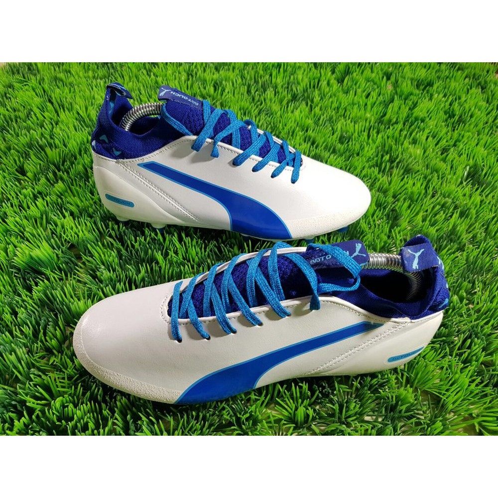 Soccer Puma EvoTOUCH Pro FG - White Blue