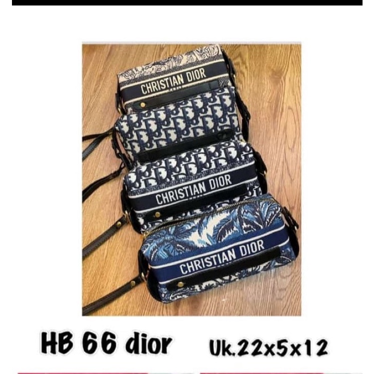 Terbaru Clutch Tabung Dior Mirror Premium Pouch Pria/Wanita Limited Edition Mirror Quality