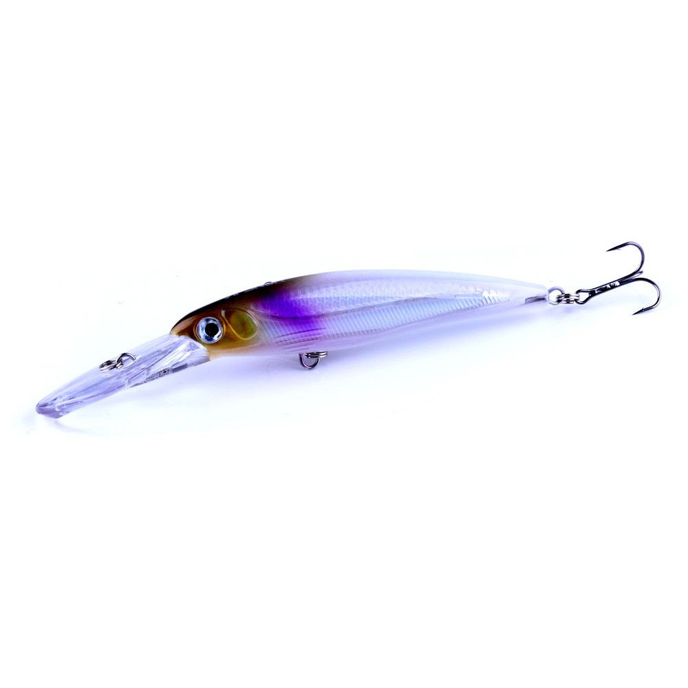 HENGJIA 6pcs 17cm/30g Big minnow umpan pancing swimbait fishing lure ikan bass bait kail wobbler tackle