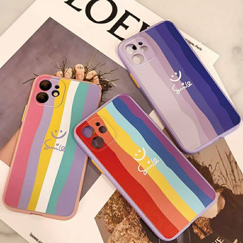 Case Silikon TPU Rainbow Smile For REALME C11 2020 / C11 2021 / C20 / C21Y / C25