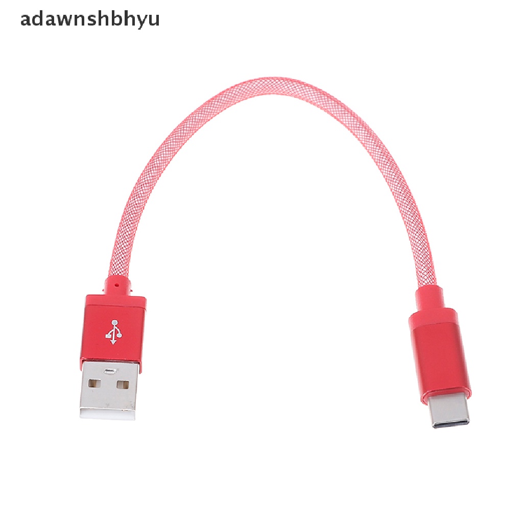 Adawnshbhyu charger Pendek braided micro/type-c/lightning USB cable charging Kabel data sync