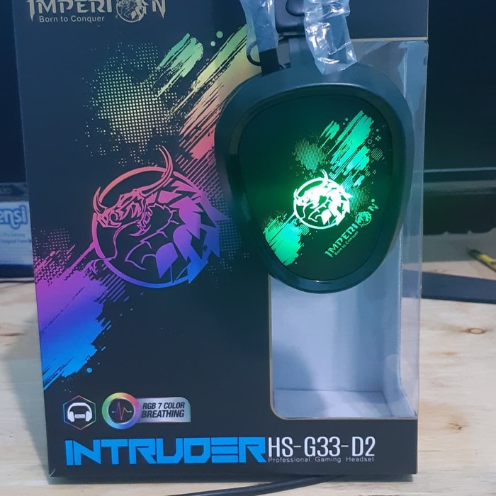 HEADSET GAMING IMPERION HS-G33-D1 INTRUDER / RGB