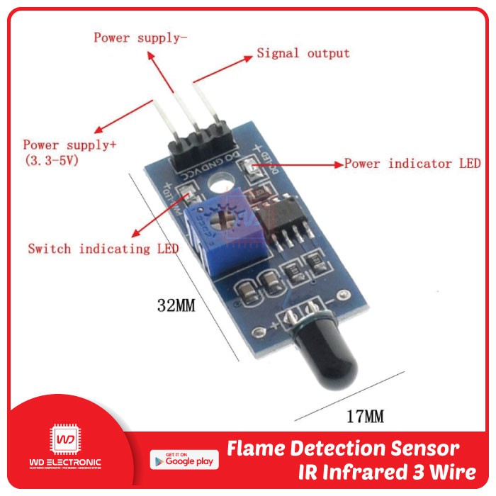 FLAME SENSOR MODULE SENSOR API