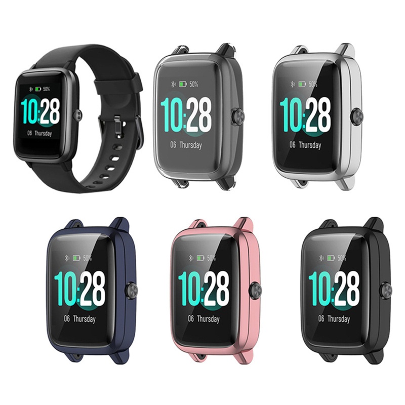 Vivi Smartwatch Anti Debu Untuk Case Waterproof Pelindung Shockproof Housing Scratch Proof Frame TPU Untuk Shell Untuk ID205L