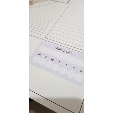 

stiker habit tracker isi 12