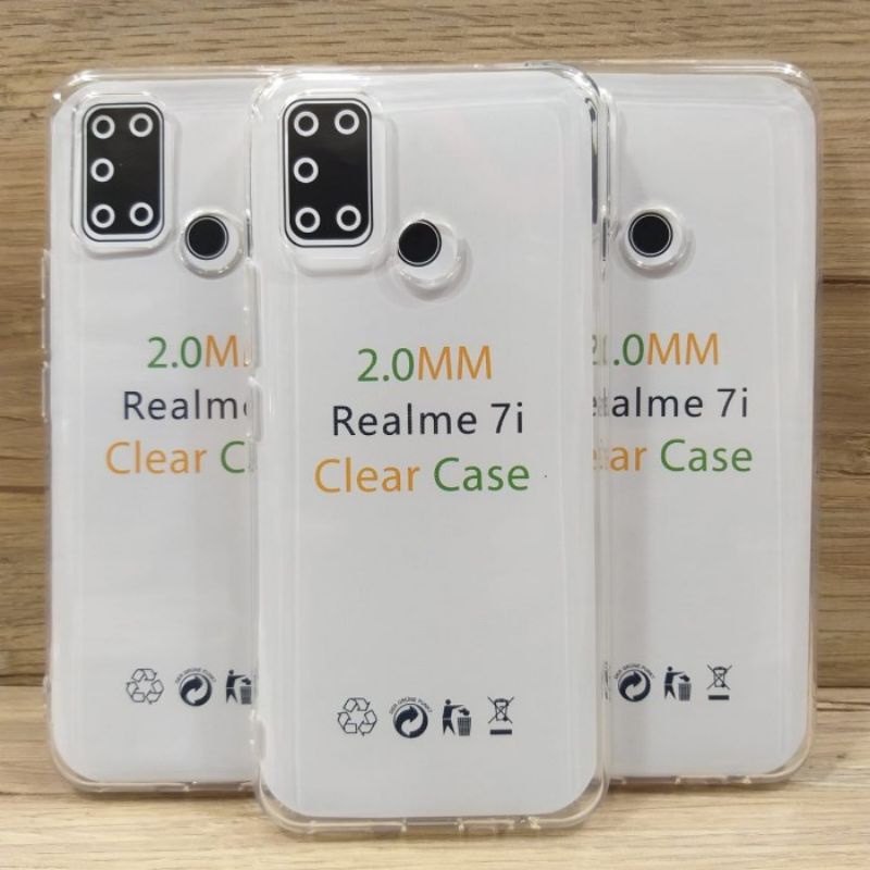 CLEAR Case Realme 7/C7/7PRO Cover Silikon bening Casing Handphone Soft Case