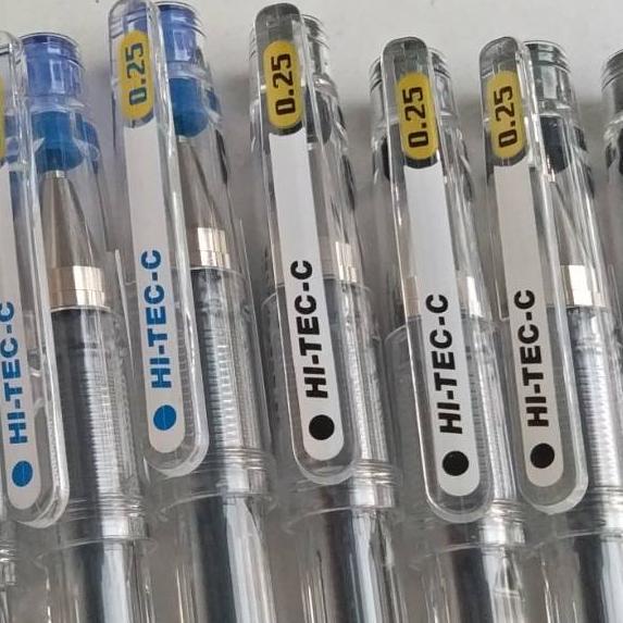 

Terbaru.. Pulpen pilot hitec-c 0.25 ( harga 1 biji)