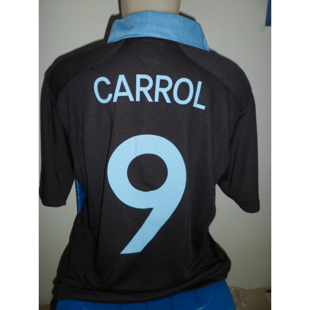 Jersey Inggris Away Euro 2012 CARROL (9) A3 Size XL