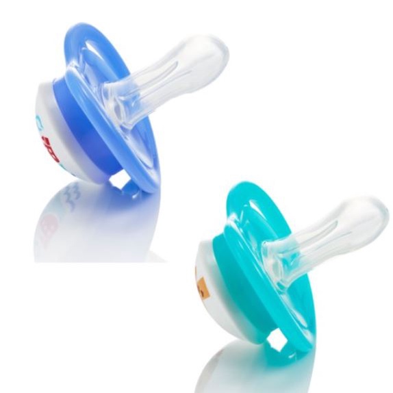 Empeng Pigeon Silicone Mini Light Pacifier S M L dengan tutup-1