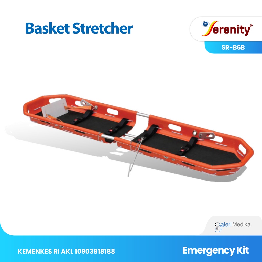 Tandu Basket Serenity SR-B6B Folding Basket Stretcher