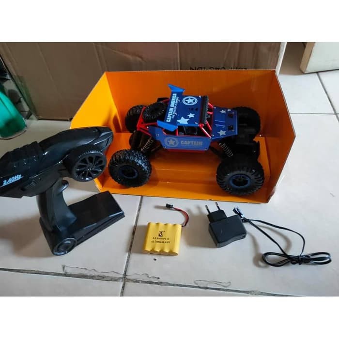 Mobil Remot 4WD ROCK CRAWLER OFFROAD BESI 2.4Ghz Mainan Remote Control
