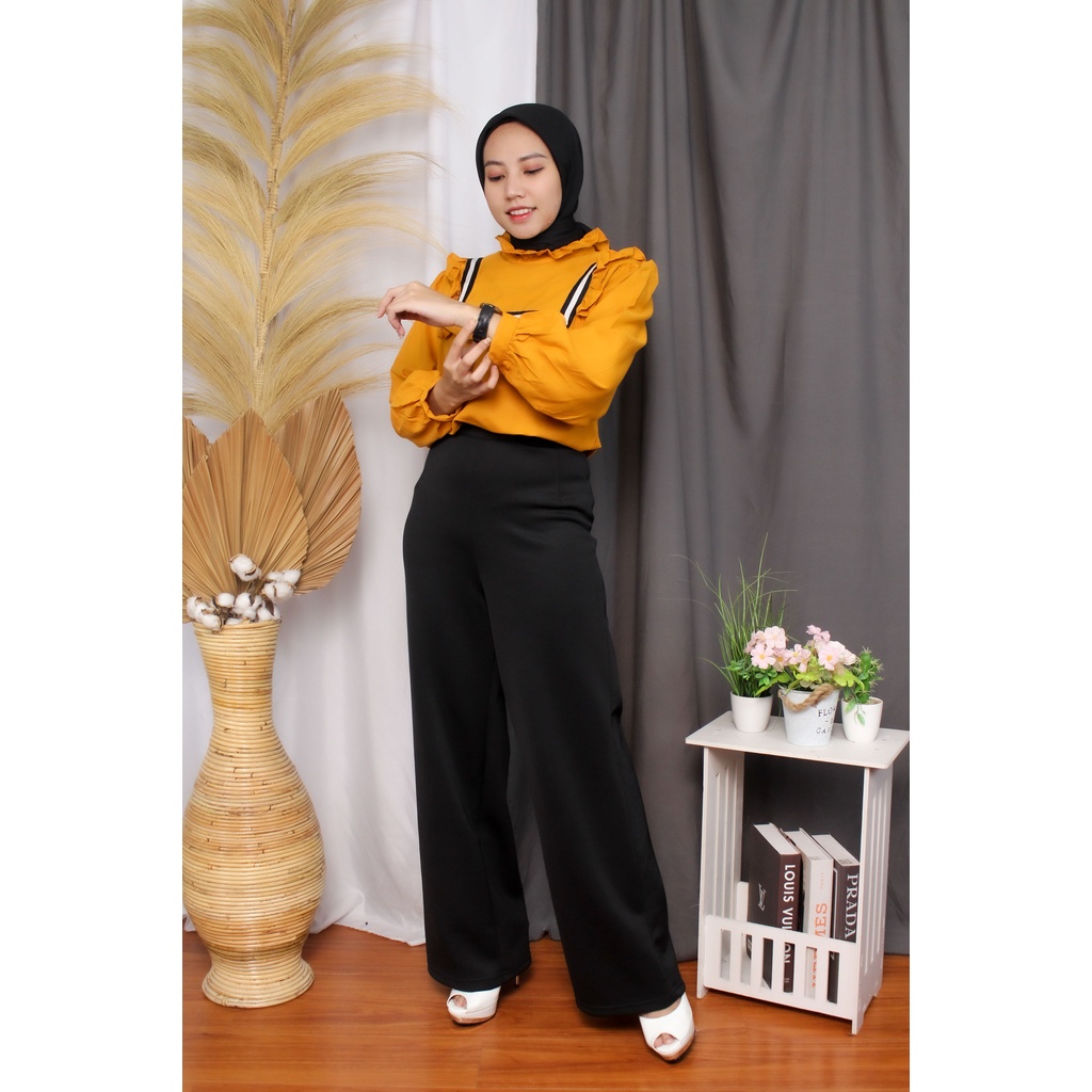 RX Fashion - Boni Top Katun Twistcone / Blouse Wanita / Atasan