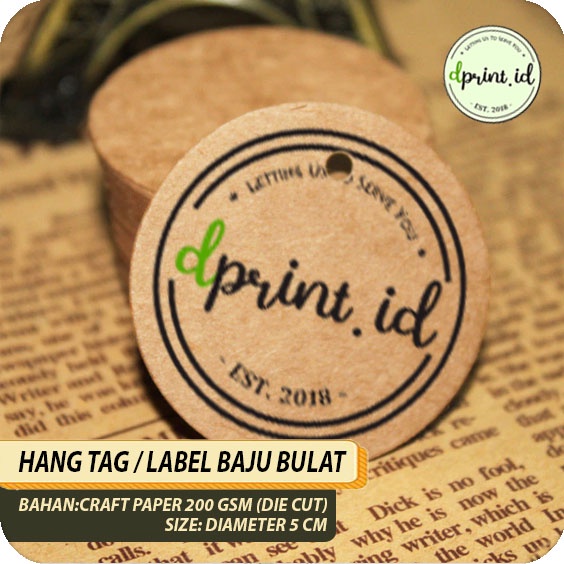 

Hang Tag Aesthetic Bulat Bahan Craft Paper Samsons Label Merek Baju Diameter 3 4 5 6 7 8 CM
