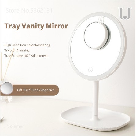 J&amp;J NV529 LED Makeup Mirror Touch Kaca Make Up Rias Dandan