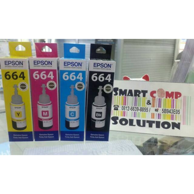 1Set Tinta Botol 664 T664 Epson L120 L360 L110. L110 L210 L300 L220