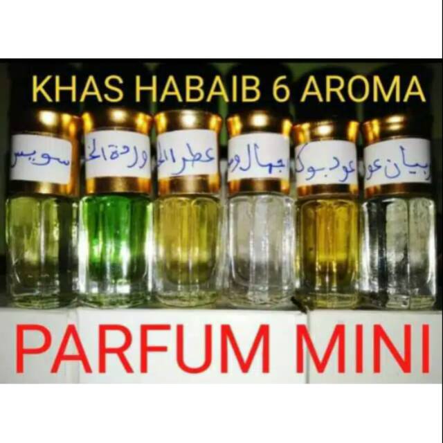 PARFUM MINI ORIGINAL SAUDI 3 MILI - PARFUM KHAS HABAIB