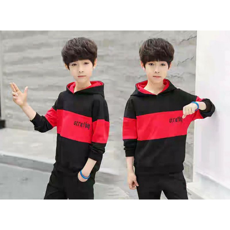 SWEATER STARLHO KIDS/SWEATER HOODIE ANAK USIA 7-11 TAHUN