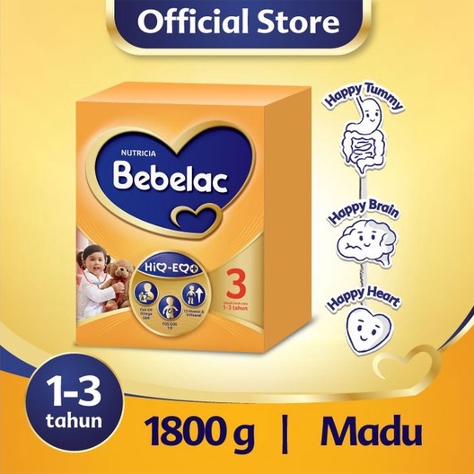 

Bebelac 3 Susu Pertumbuhan Madu 1800g