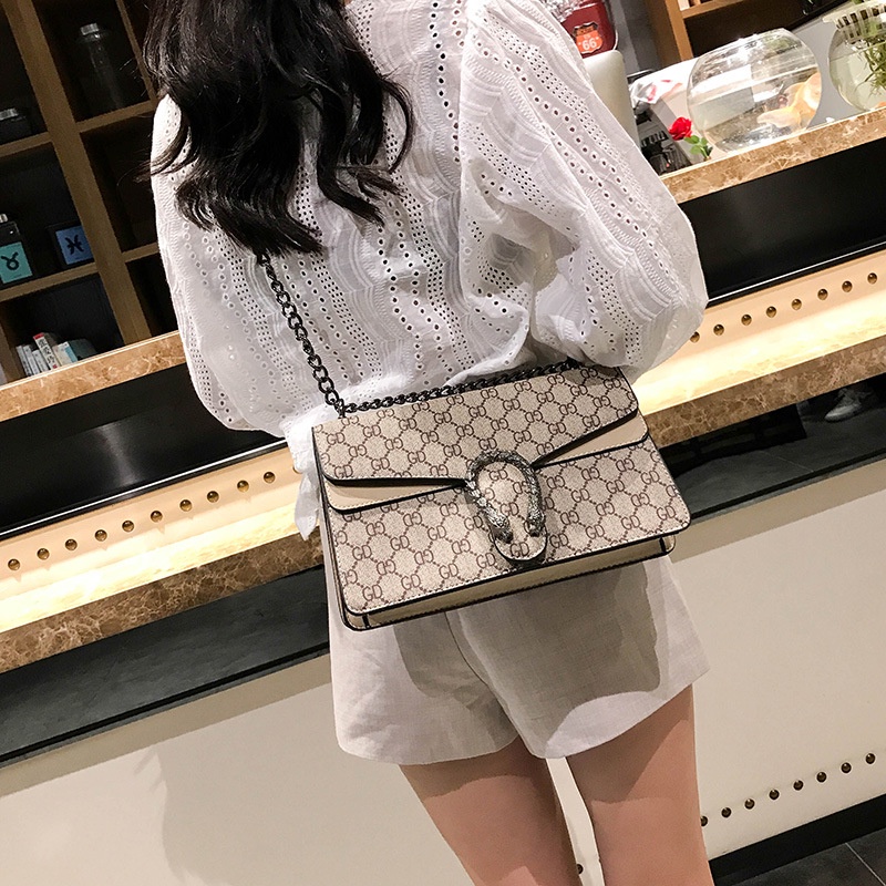 Khatinstore Tas Selempang wanita / Import / Terbaru 2022 / Dewasa / GC Dionysus / sling bag korea Kualitas KW Super / Motif besi U Uk Besar - 046B