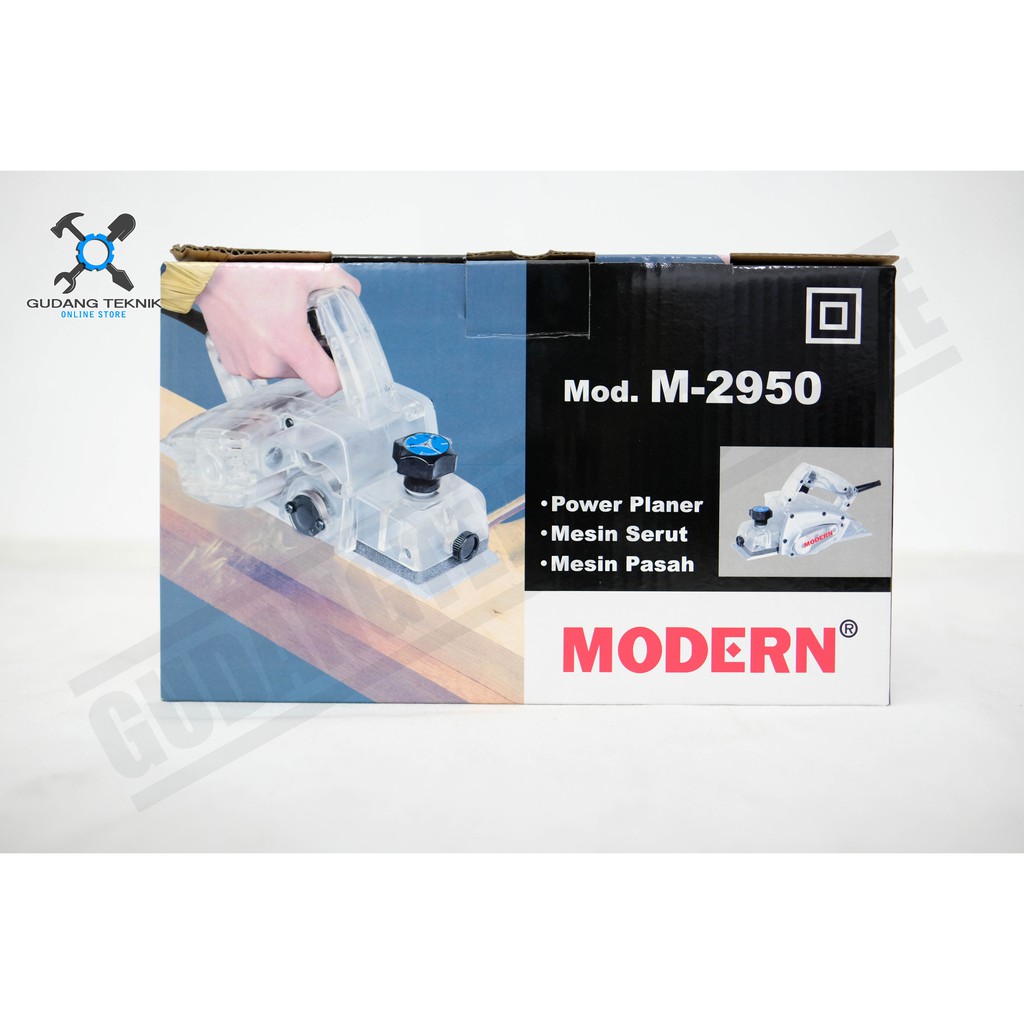 Modern M-2950 / Mesin Planer Modern M2950 Bening / Mesin Serut Kayu Ketam Sugu Pasah Modern M 2950