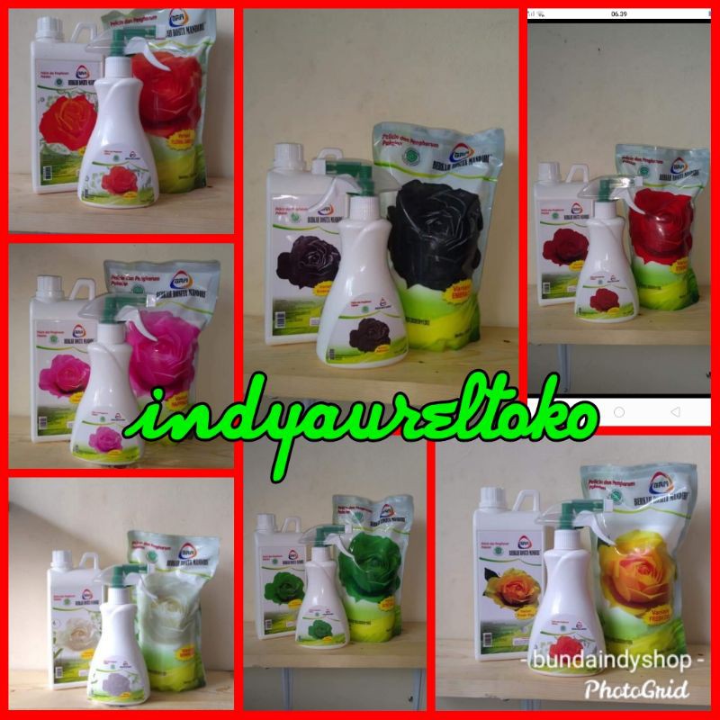 PEWANGI PELICIN PAKAIAN LAUNDRY MAWAR BRM [ GOJEK/GRAB ]