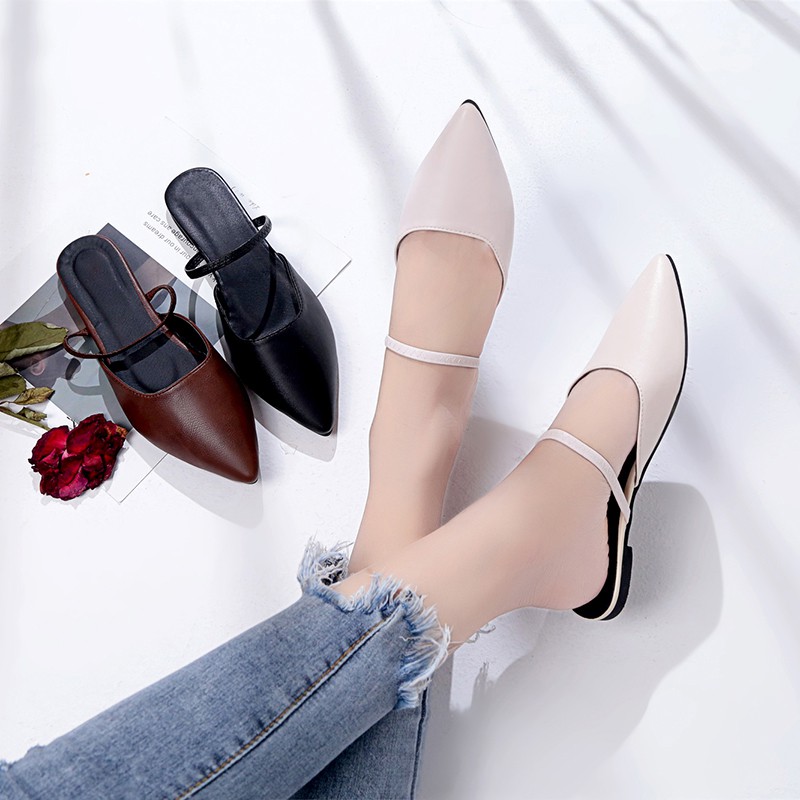 flat shoes mules sepatu wanita | Shopee 
