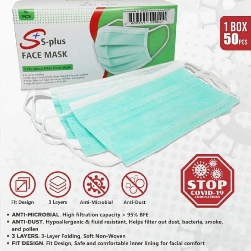 Masker Medis JSP Isi 50 PCS