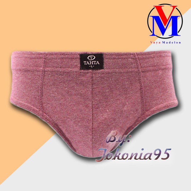 3PCS Celana Dalam Pria Madelon Briefs Tahta Tuton - Celana Dalam Pria Model Brief Tahta Art SB1