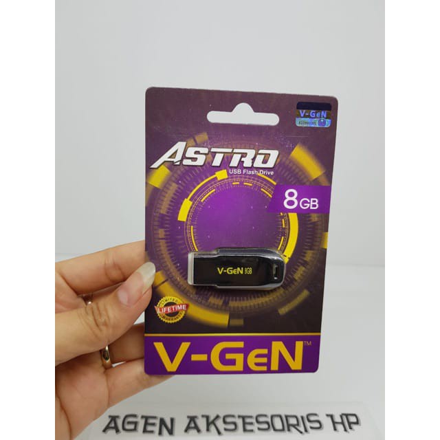 Flashdisk V-GEN ASTRO 8GB 32GB FULL ORIGINAL Flash Disk 29MBpS REAL