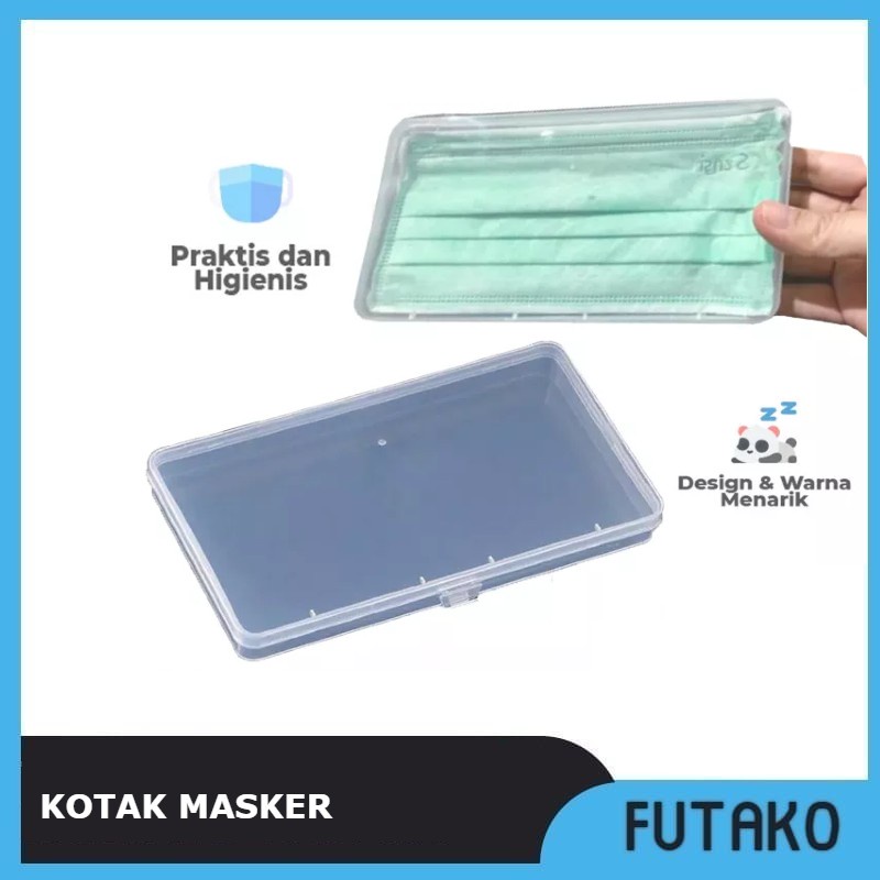 FUTAKO Kotak Masker Plastik / Tempat Masker / Kotak Masker Karakter