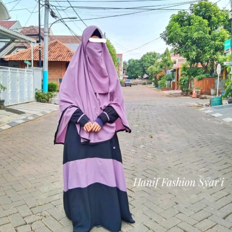 GAMIS POLOS KOMBINASI Wolfis