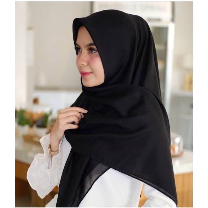 Hijab Paris Voal Azara Premium (KHUSUS HITAM)