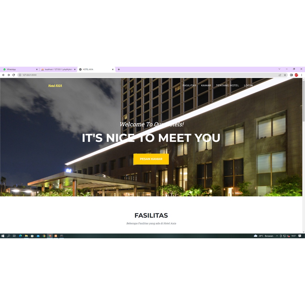 Aplikasi Pemesanan Hotel Laravel - Source Code