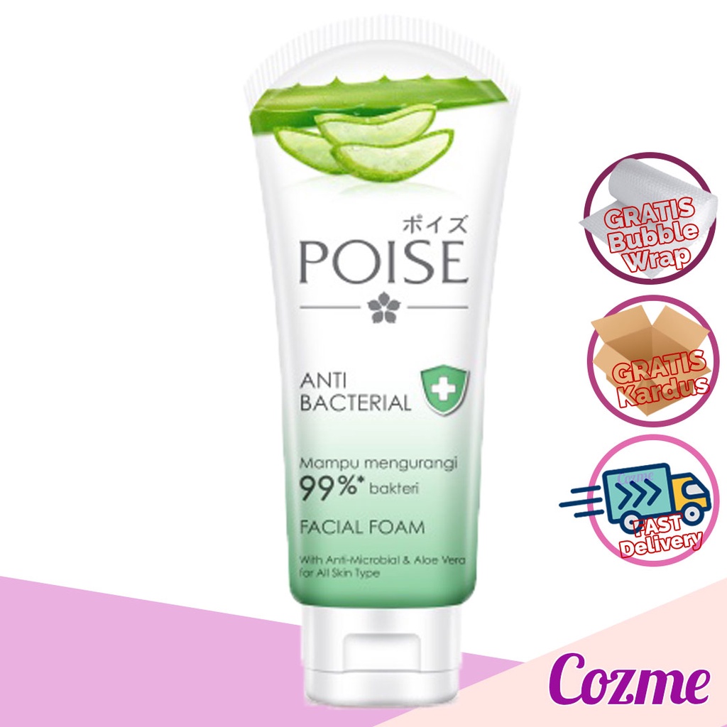 POISE FACIAL FOAM ANTI BACTERIA 100gr