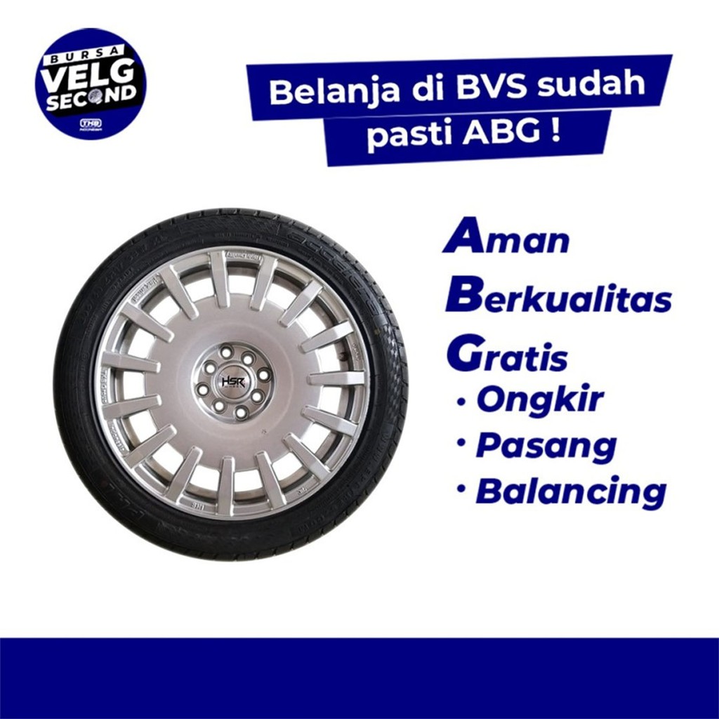 Jual Velg Mobil Bekas Murah (HSR RALLY) (Ring 17 Lebar 7 ET 45) + Ban ...