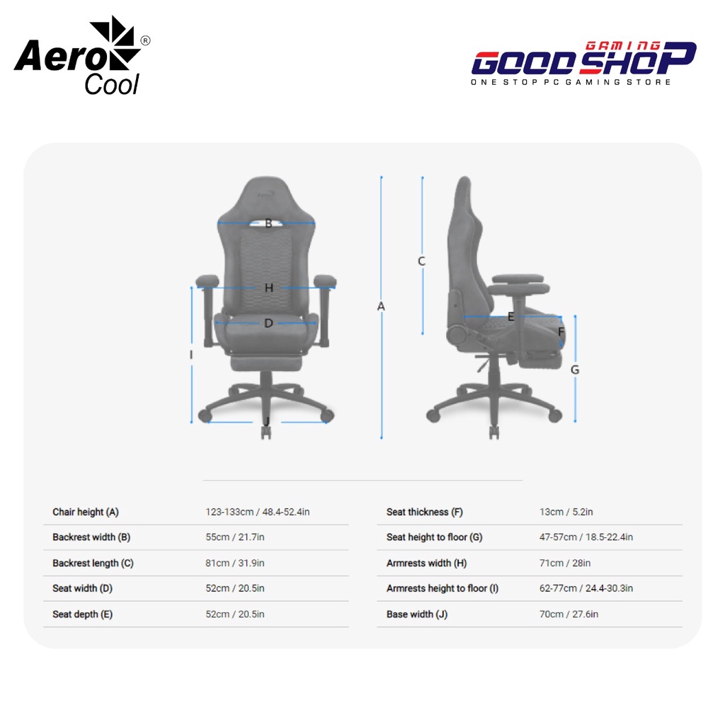 Aerocool ROYAL AeroSuede - Gaming Chair