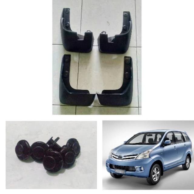 KARPET LUMPUR KARPET RODA MUDGUARD TOYOTA ALL NEW AVANZA ALL NEW XENIA  2012 - 2017