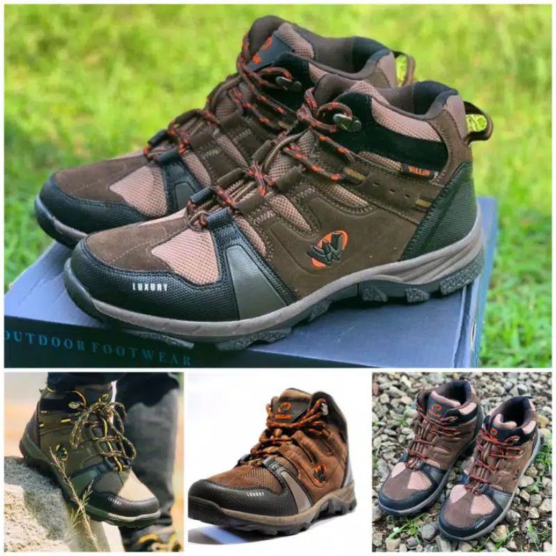 Sepatu gunung willow Luxury coffee/brown sepatu outdoor willow sepatu willow luxury