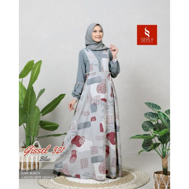GAMIS ORIGINAL SEPLY (BEST SELLER) GISSEL 321 BLUE, MAROON