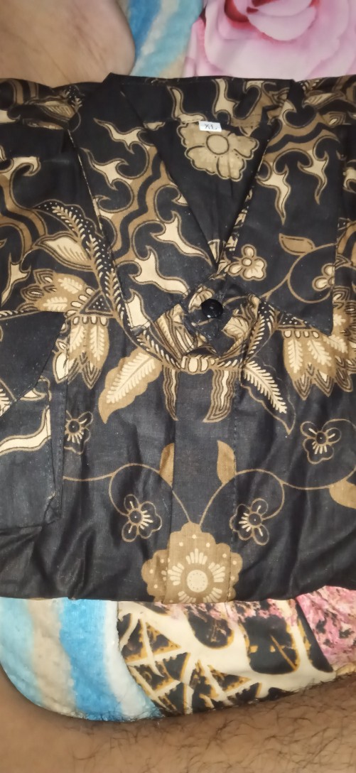 Size M L Xl Xxl Bswart Batik Hrb026 Kenongo Hem Pendek Padi Pekalongan M L Xl Batik Pria Murahl