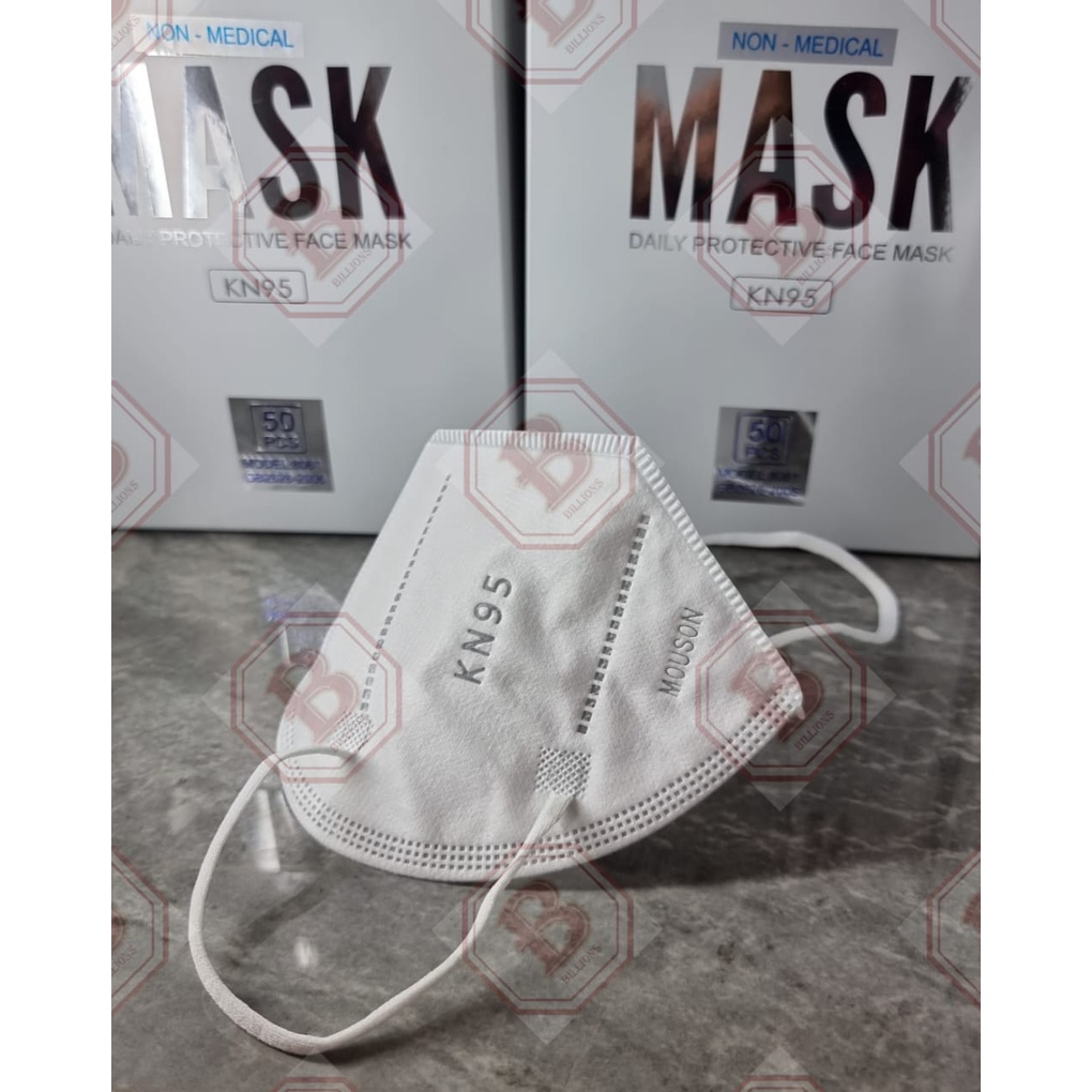 Masker KN95 Mouson 1 box isi 50 pcs Ready Stock