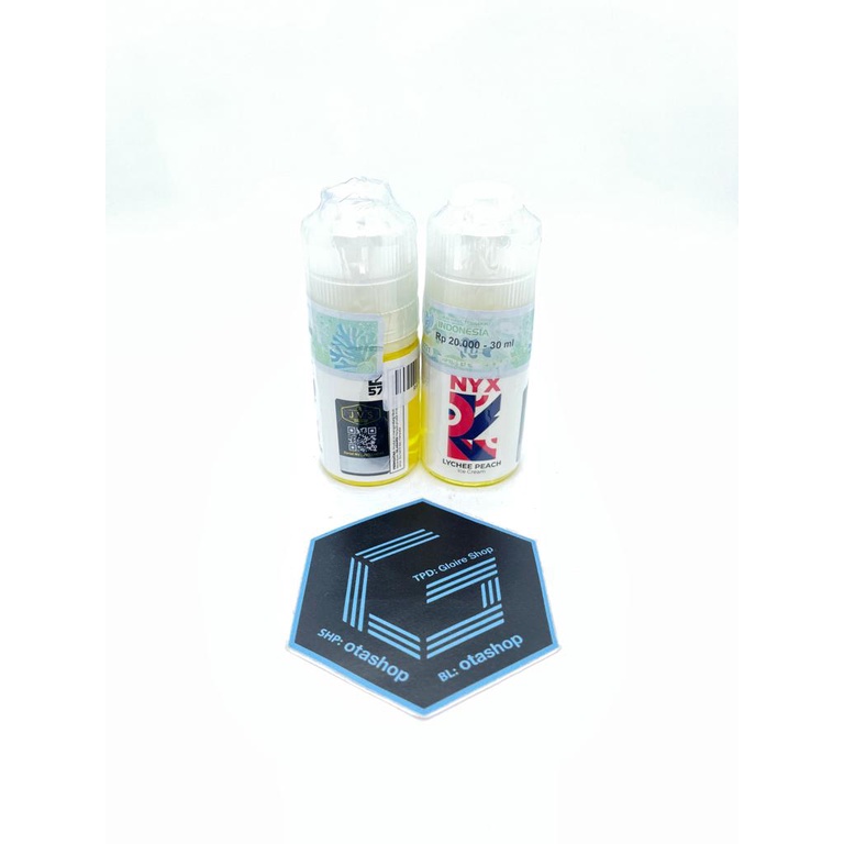 Salt Nic - Nyx LYCHEE PEACH by Hero57 30ml 14mg liquid pods friendly pod