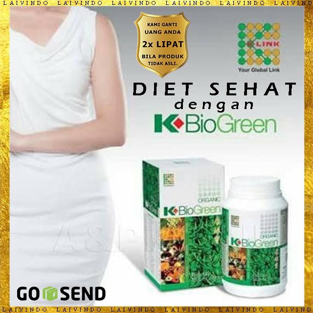Organic K-BioGreen K-link Herbal Organik Diet Sehat 500 gram