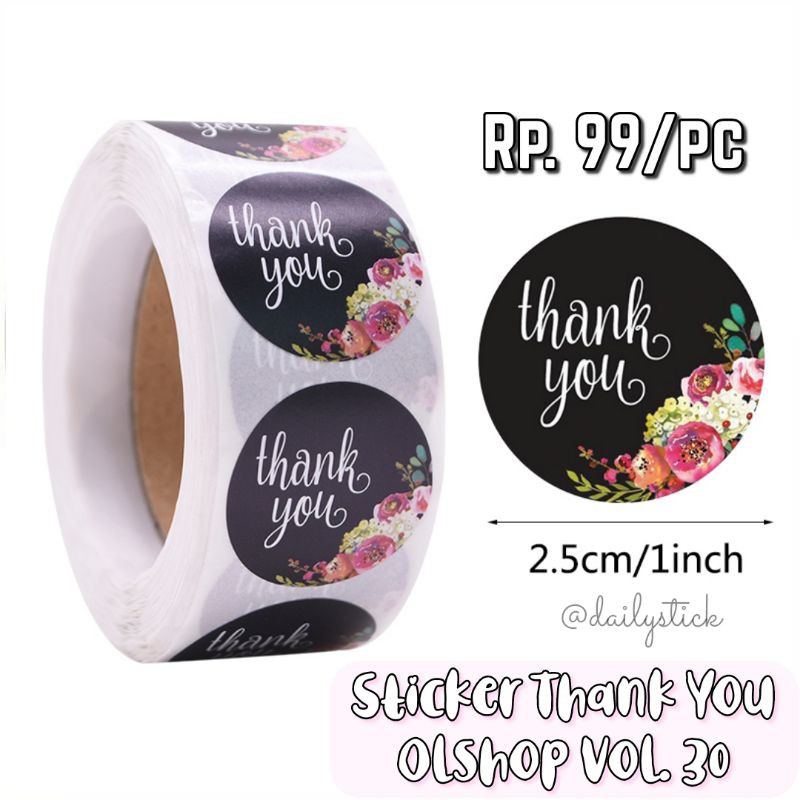 

Sticker Thank You Olshop Vol. 30