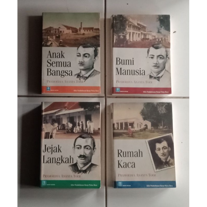 Sepaket 4 Buku Tetralogi Pulau Buru - Pramoedya Ananta Toer Original