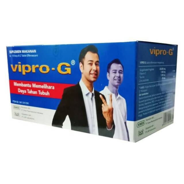 VIPRO G TABLEY EFFERVESCENT MULTIVITAMIN C 1000 DEWASA