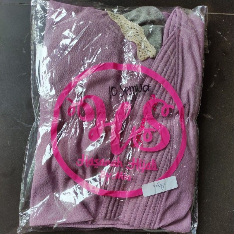 JILBAB INSTAN ASYA ORI HASANAH-LAVENDER