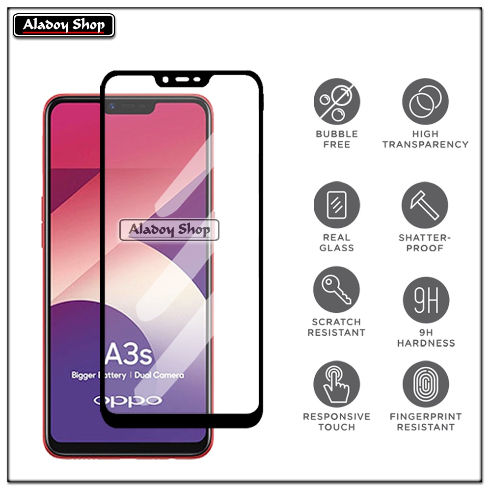 Tempered Glass Oppo A3S Anti Gores Layar Screen Protector